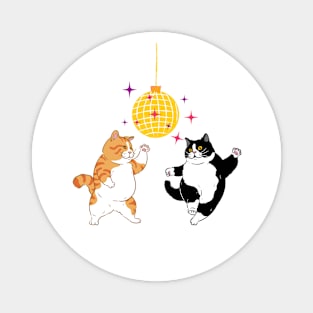 Dancing Cats Magnet